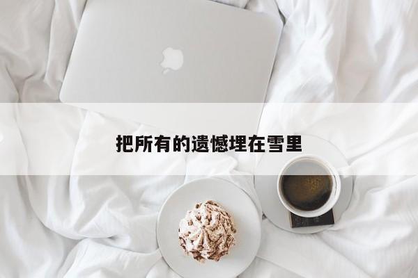把所有的遗憾埋在雪里